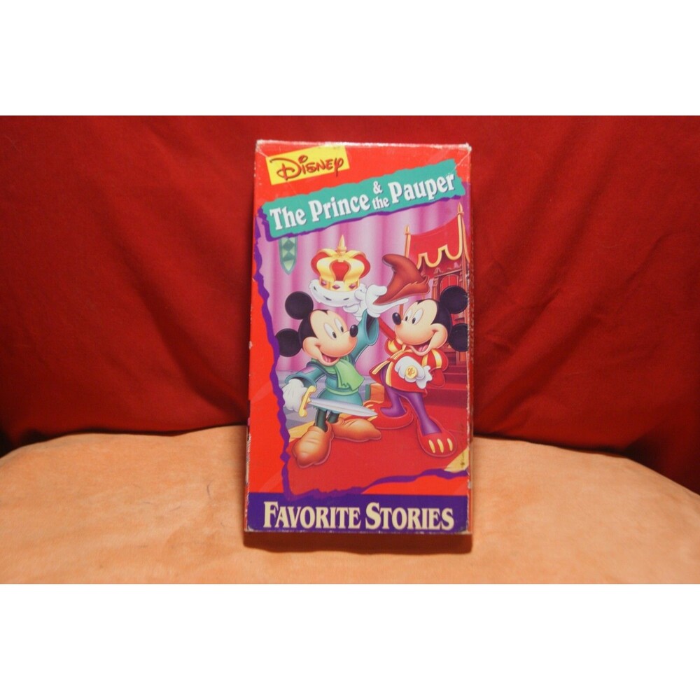 Walt Disney's Favorite Stories THE PRINCE AND THE PAUPER VHS Video Tape Vintage